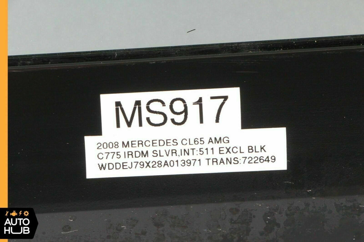 07-14 Mercedes W216 CL65 CL63 AMG CL550 Rear Left Side Quarter Window Glass OEM - photo 12