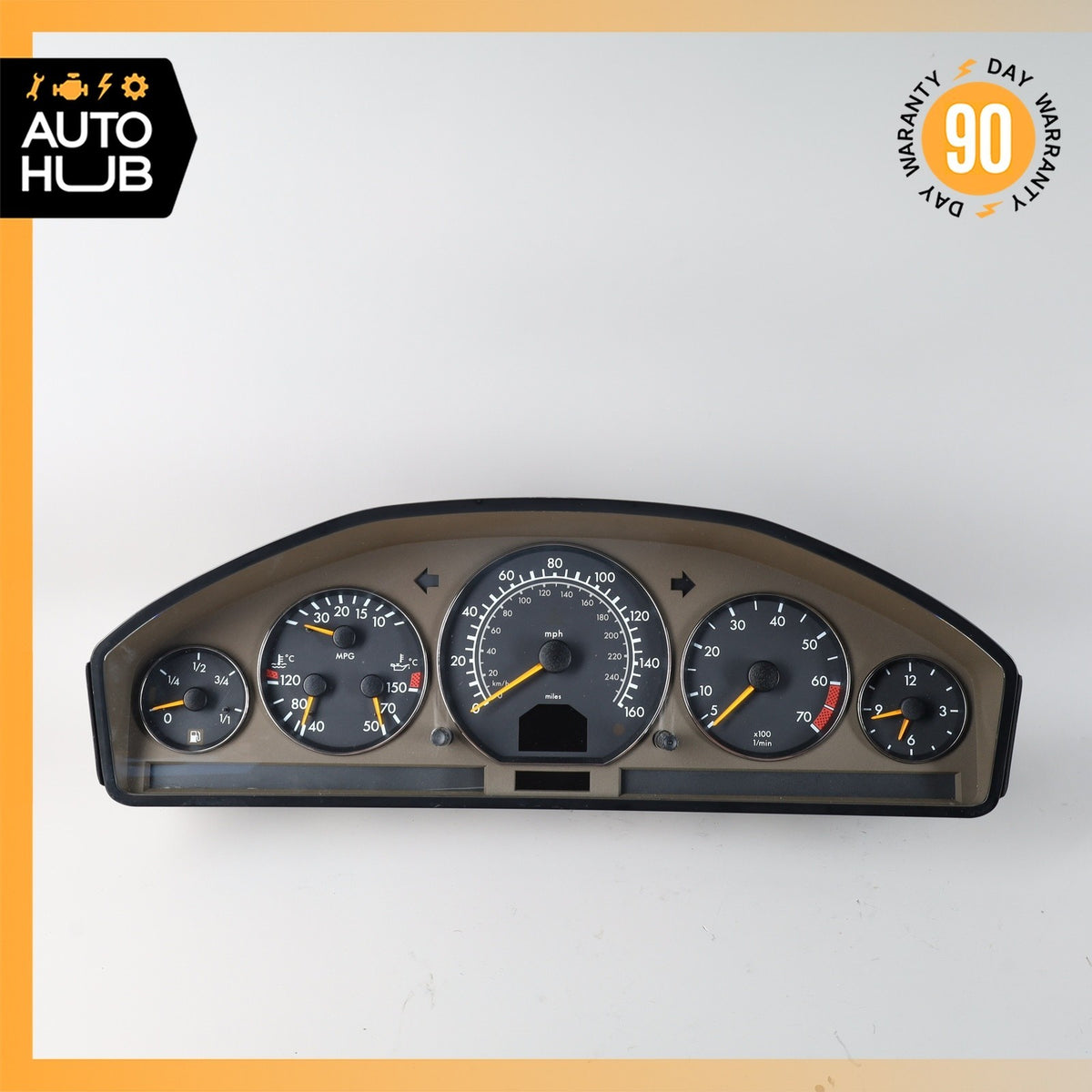 1999 Mercedes R129 SL500 Instrument Cluster Speedometer 1294402911 OEM 138k - photo 3