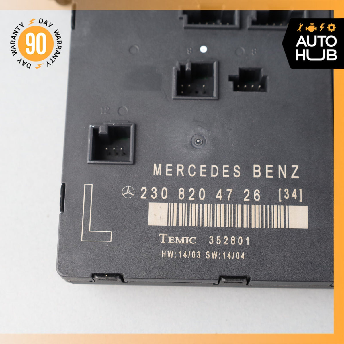 03-12 Mercedes R230 SL500 SL55 AMG SL550 Door Control Module Left Side OEM - photo 9