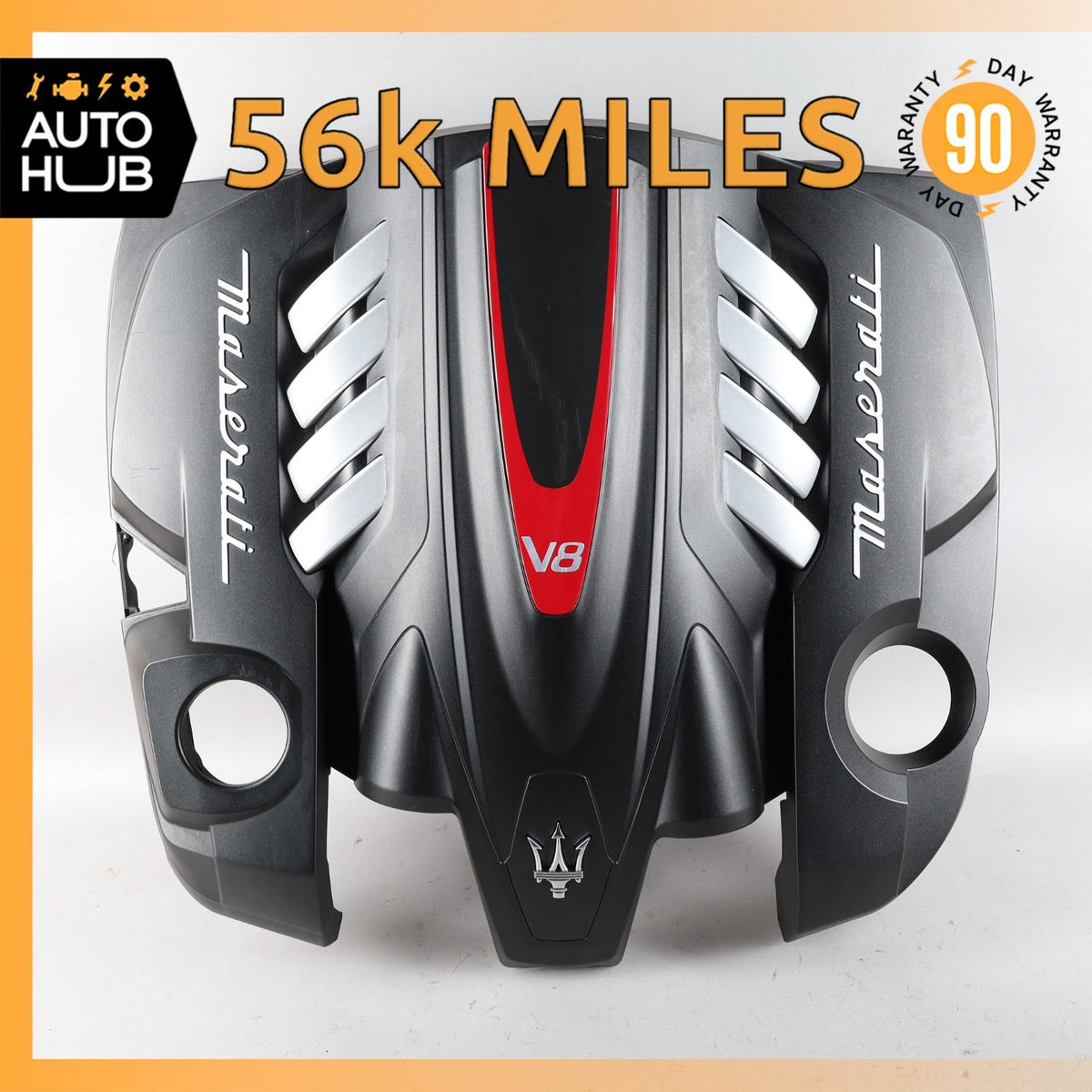 14-20 Maserati Quattroporte M156 GTS Engine Motor Cover Trim Panel 670003411 OEM - photo 1
