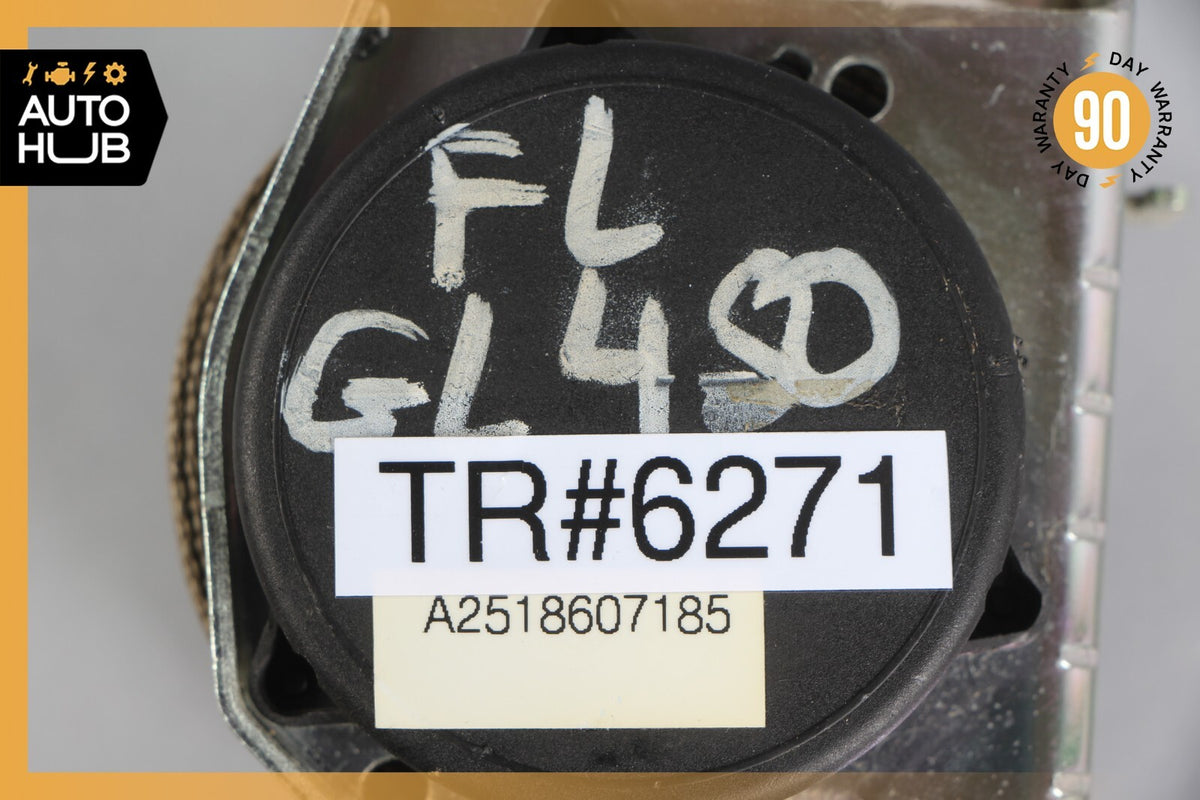 06-08 Mercedes X164 GL450 ML320 Front Left Side Seat Belt Seatbelt Beige OEM - photo 11