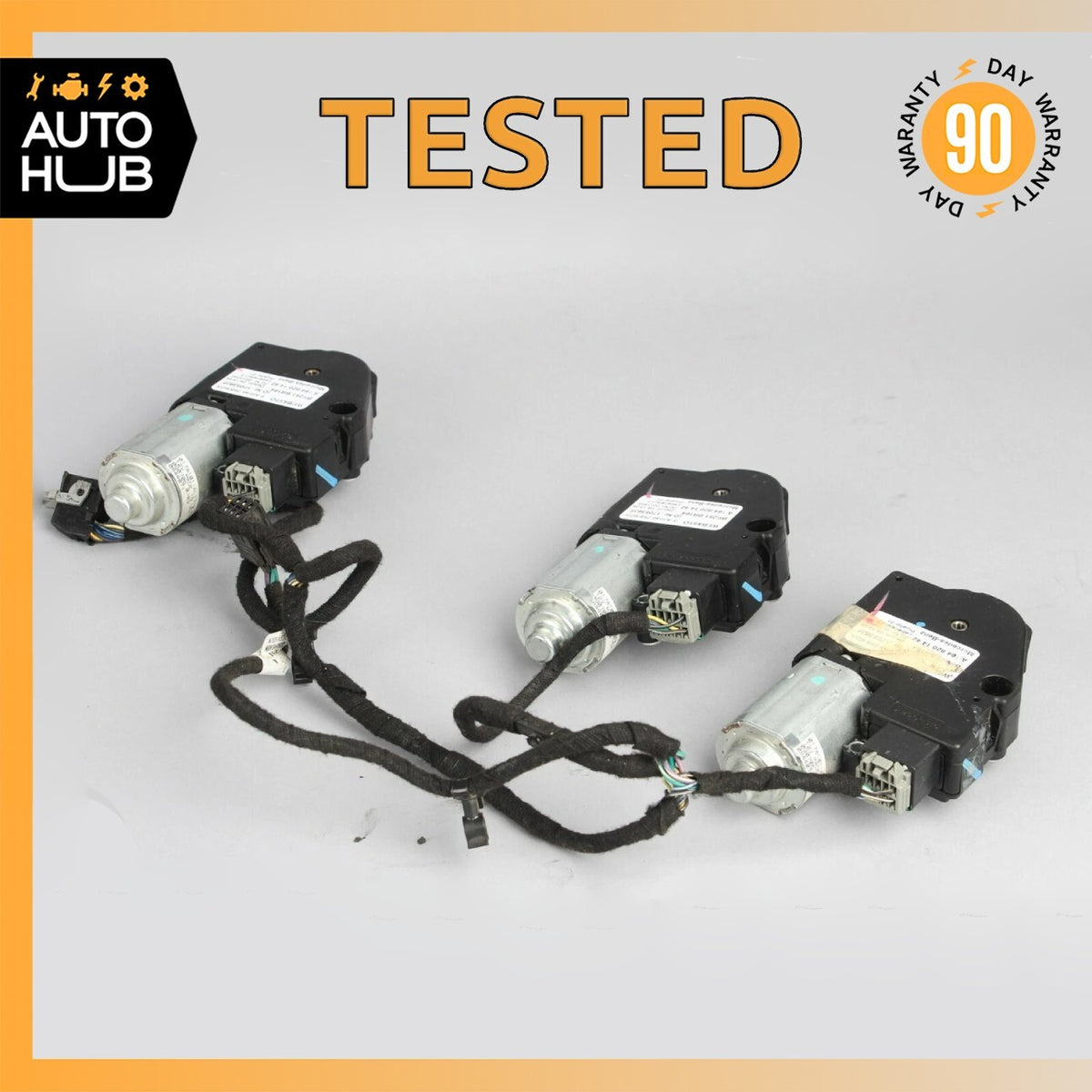 06-13 Mercedes X164 ML450 GL550 Panoramic Sunroof Sun Roof Motor Set of 3 OEM - photo 1
