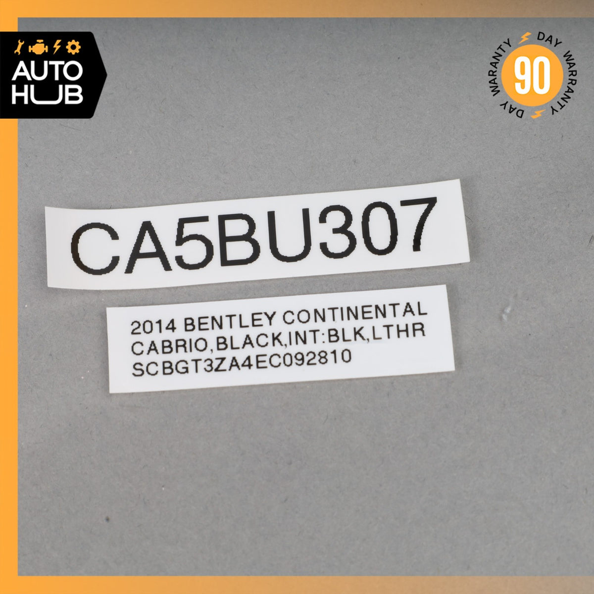 Bentley Continental GTC GT Flying Spur Battery Negative Terminal Cable OEM 32k - photo 9