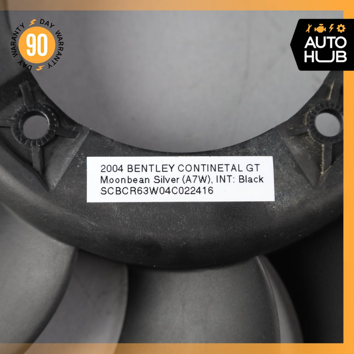 03-07 Bentley Continental GT GTC Flying Spur Radiator Cooling Fan Blade OEM - photo 11