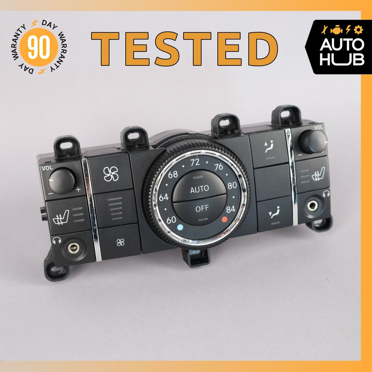 06-12 Mercedes W164 ML63 R350 R500 Rear A/C Heater Climate Control Switch OEM - photo 1