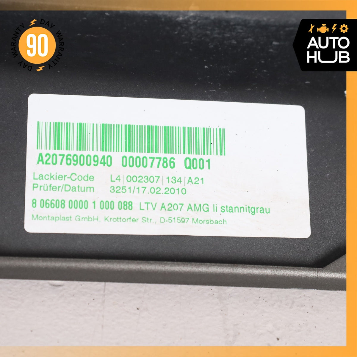 Mercedes W207 E550 AMG Sport Convertible Rocker Panel Side Skirt Left Side OEM - photo 16