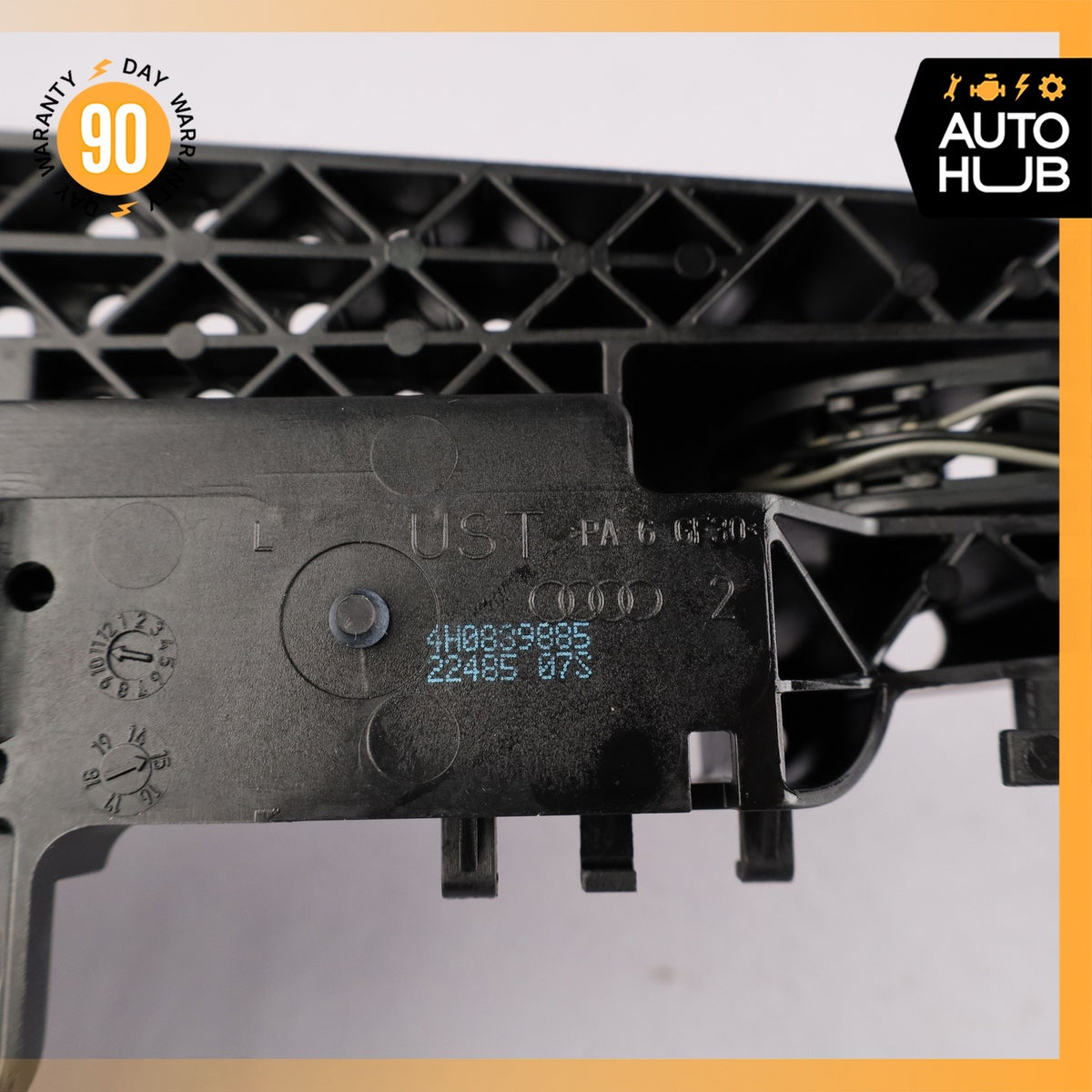 Audi D4 A8L Rear Left Driver Exterior Door Handle Black 4H0839885 OEM - photo 15
