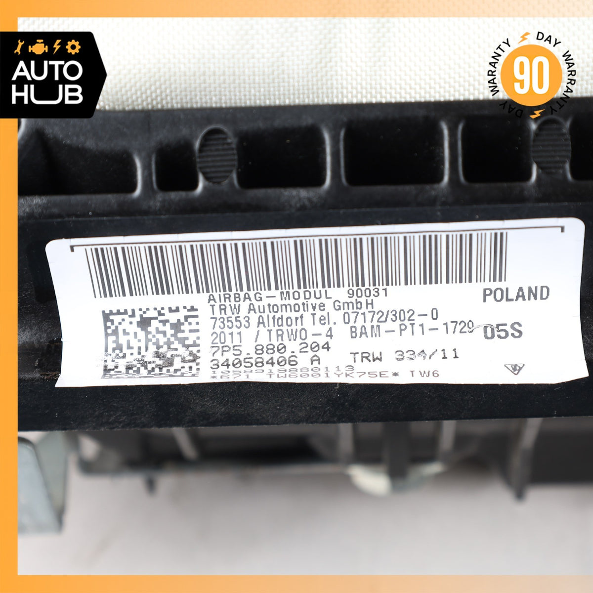 11-18 Porsche Cayenne 958 Right Side Dash Airbag Air Bag 7P5880204 OEM - photo 9