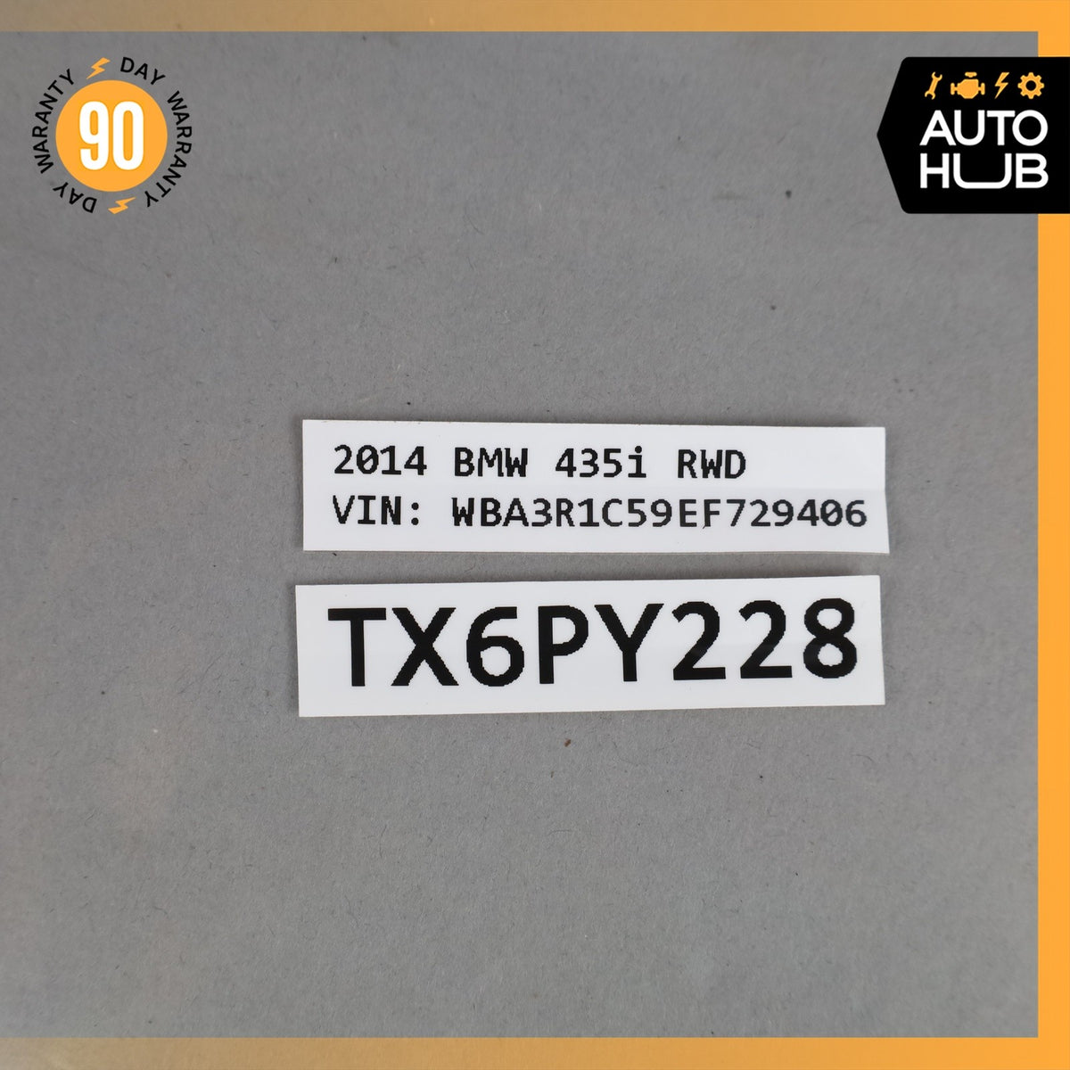 12-20 BMW F32 435i 430i Door Crash Impact Sensor 65779196042 OEM 65k - photo 8