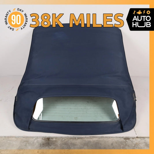00-04 Aston Martin DB7 Volante Convertible Soft Top Roof Blue OEM 38k - photo 1