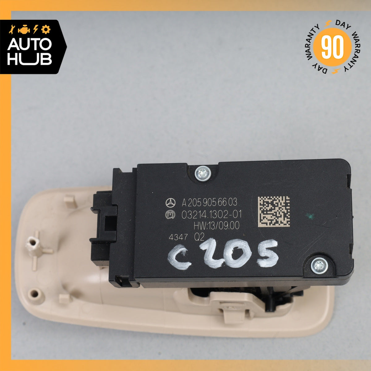 15-20 Mercedes W205 C300 GLC43 AMG Electronic Parking Button Switch Cover OEM - photo 6