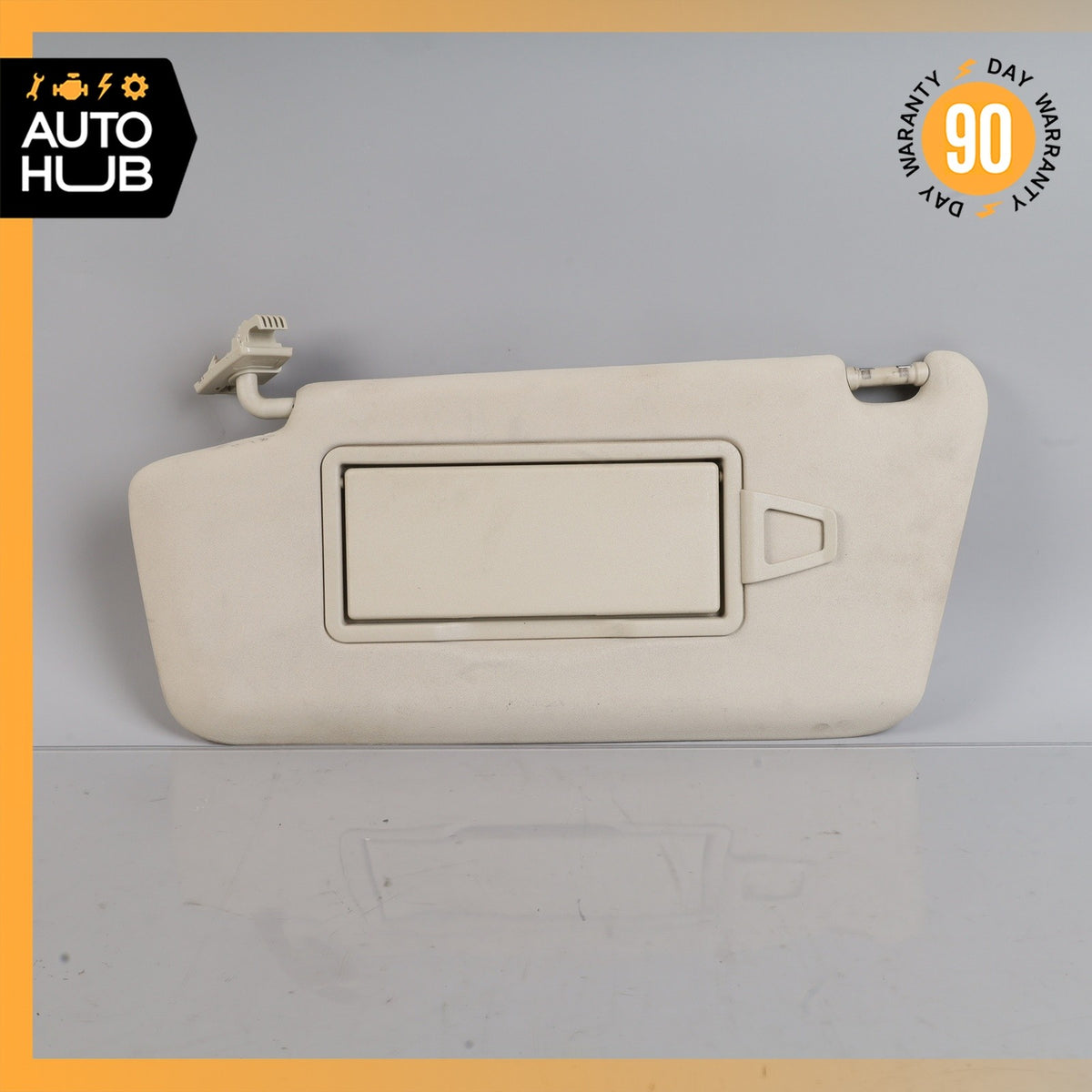 10-15 Mercedes X204 GLK250 GLK350 Left Side Sunvisor Sun Visor Beige OEM - photo 1