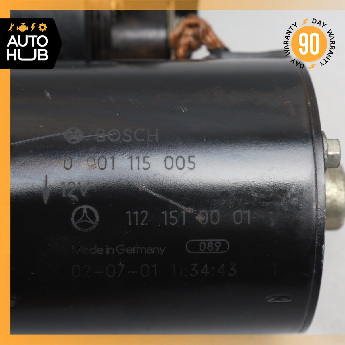 Mercedes W215 CL500 E500 C240 SLK320 S500 Engine Motor Starter 1121510001 OEM - photo 9