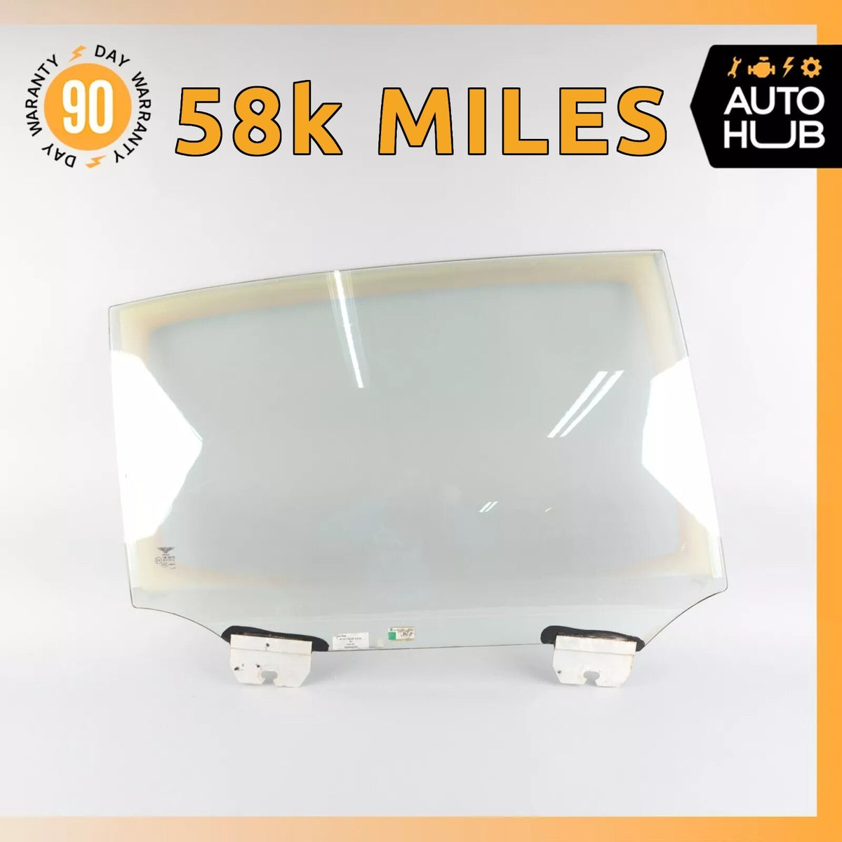 06-13 Bentley Continental Flying Spur Rear Right Side Door Window Glass OEM 58k - photo 1