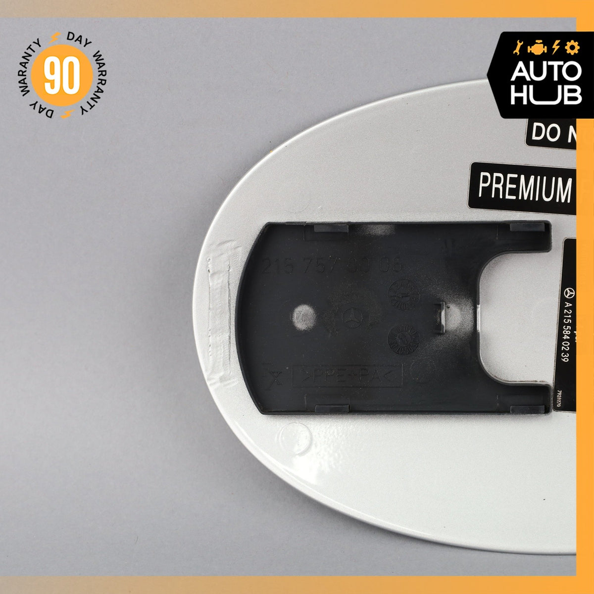 00-06 Mercedes W215 CL500 CL600 Fuel Gas Tank Lid Door Cover 2157570006 OEM - photo 5