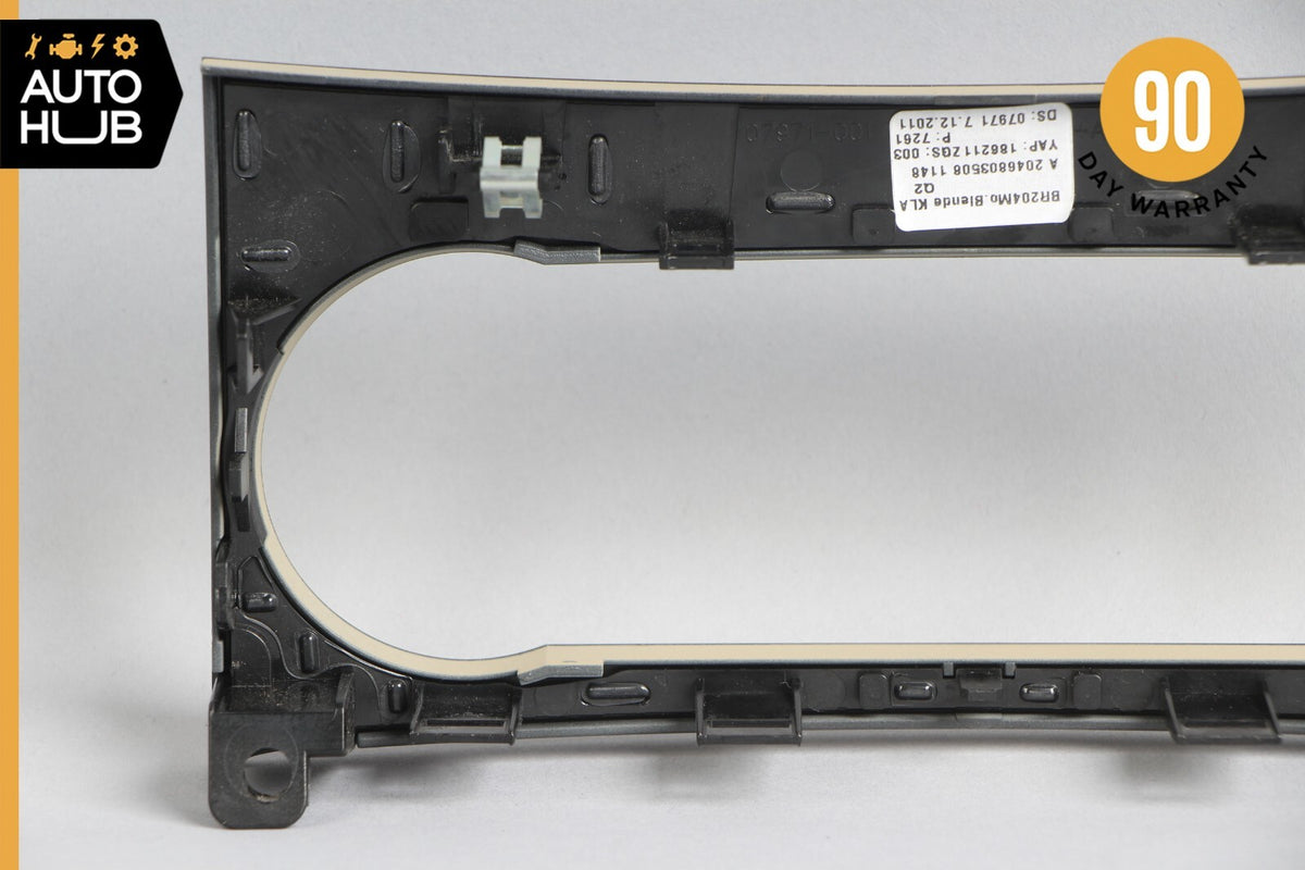 12-14 Mercedes W204 C300 C350 AC A/C Climate Control Switch Trim Bezel OEM - photo 5