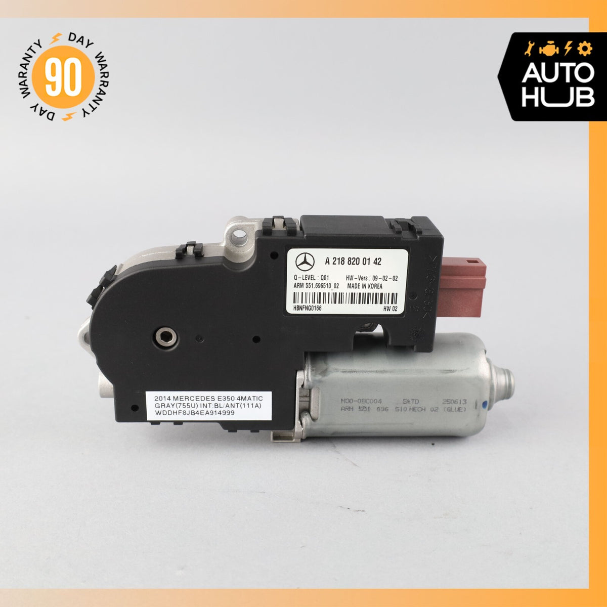 12-18 Mercedes W212 E350 CLS550 Sunroof Sun Roof Motor 2188200142 OEM - photo 2