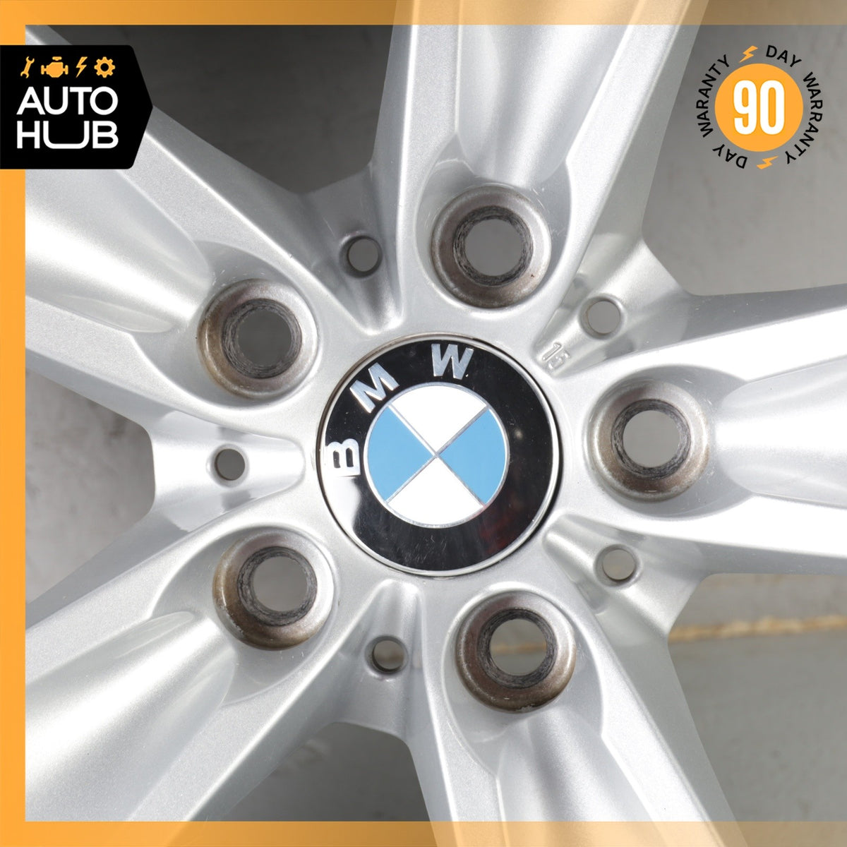 BMW E60 528i 535i 550i 8 x 18 18" Style 246 Wheel Rim Silver 6777349 OEM - photo 6