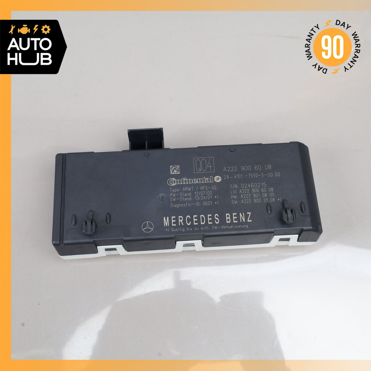 14-18 Mercedes W222 S550 C300 Trunk Release Remote Open Close Module OEM - photo 2