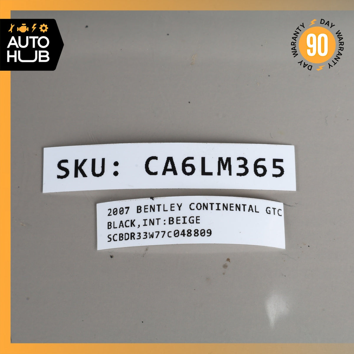 03-12 Bentley Continental GTC Right Side Fuel Pump Level Sending Unit OEM 40k - photo 19