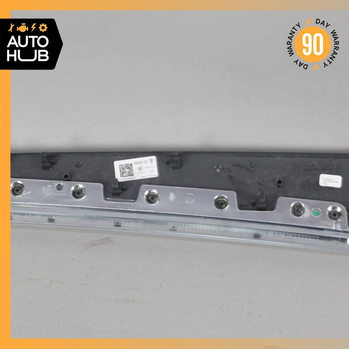 Porsche Panamera 970 Front Right Passenger Side Door Panel Molding Aluminium OEM - photo 11