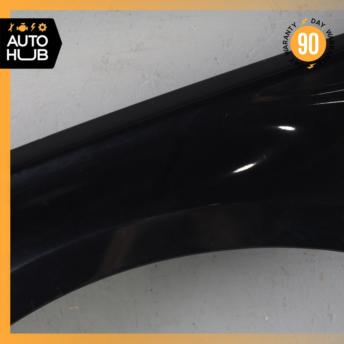 11-18 Audi D4 A8L S8 Left Driver Side Fender Wing Panel Black OEM - photo 6