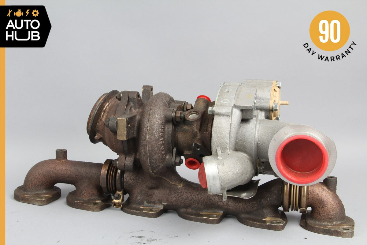 03-06 Mercedes R230 SL600 S600 Turbocharger Turbo Charger Manifold Left Side OEM - photo 3
