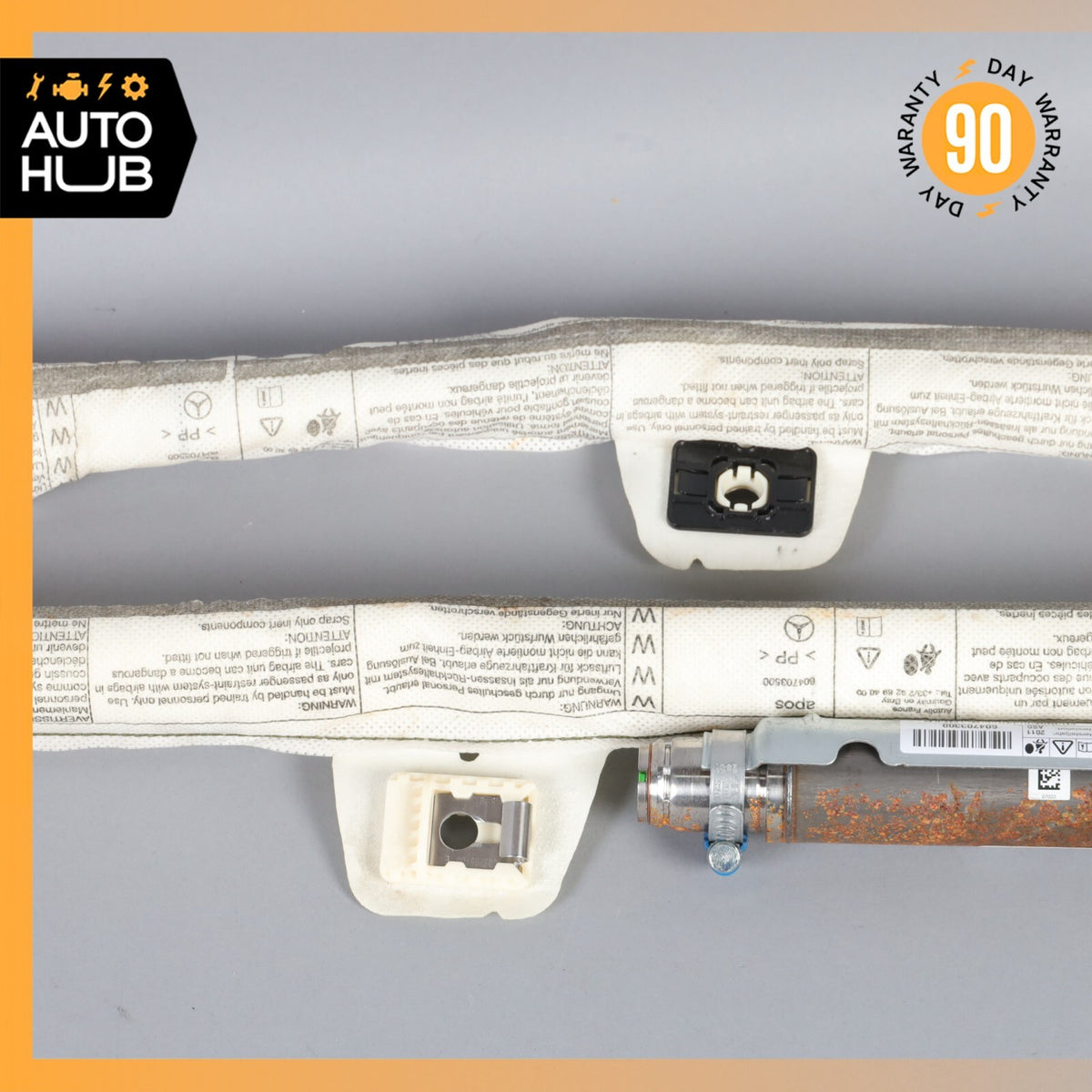 08-14 Mercedes W204 C300 C350 Roof Curtain Air Bag Right Passenger Side OEM - photo 3