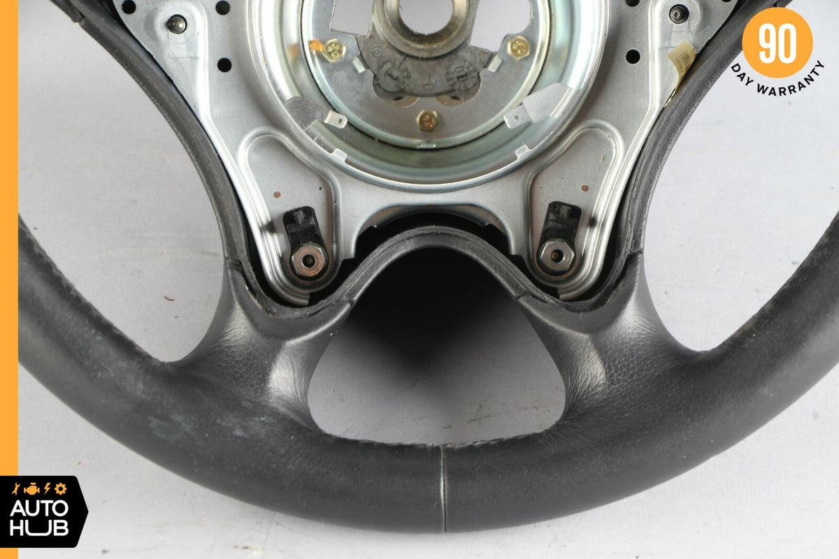 01-04 Mercedes R170 SLK230 SLK320 Driver Steering Wheel Black Beige Two Tone OEM - photo 6
