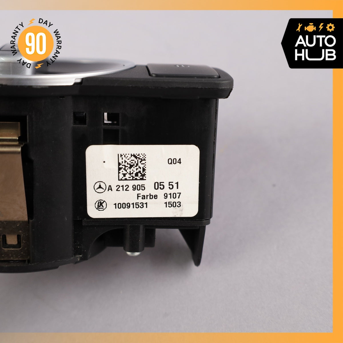 08-20 Mercedes W204 C250 SLK350 Headlight Fog Light Switch Control Module OEM - photo 10