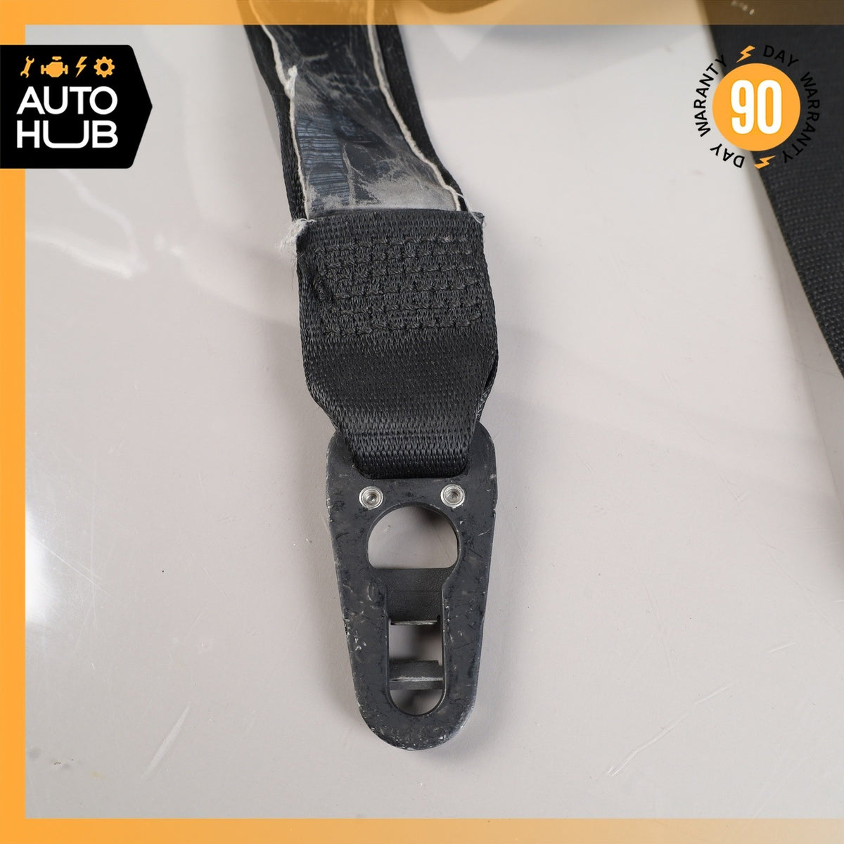Porsche Cayenne 955 Front Left Driver Side Seat Belt Black OEM - photo 3