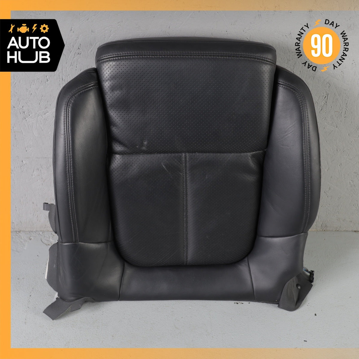 15-18 Porsche Macan 95B Front Left Lower Bottom Seat Cushion Leather Black OEM - photo 2