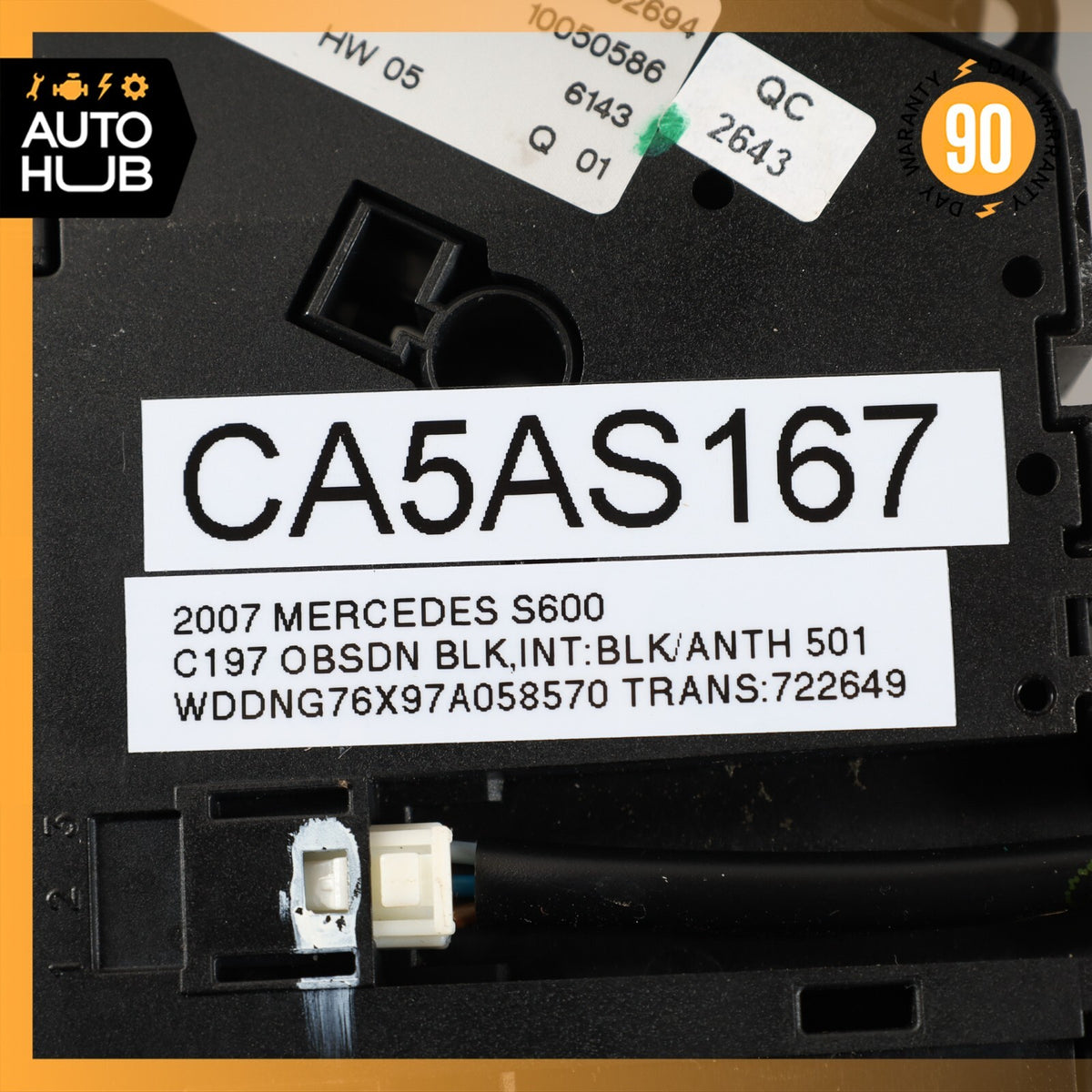 07-14 Mercedes W221 S600 CL550 Front Left Driver Seat Control Memory Switch OEM - photo 15