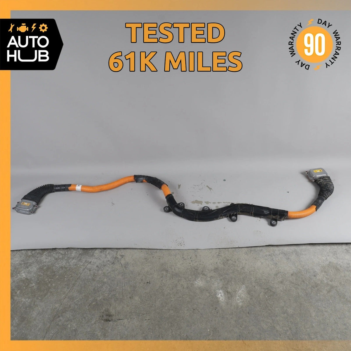 BMW F30 330e Hybrid Engine High Voltage Wire Harness Cable OEM 61k - photo 1