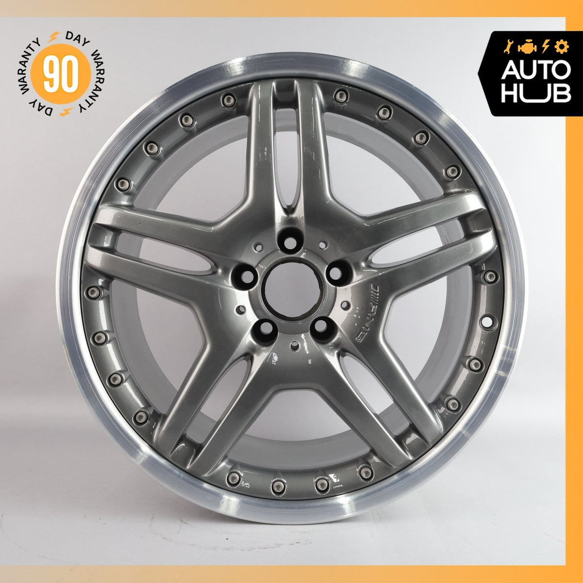 Mercedes W215 CL55 S55 AMG S600 9.5 x 19 19" Rear Wheel Rim OEM - photo 2