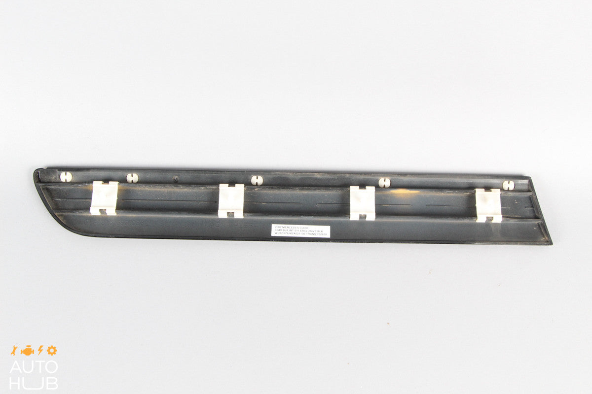 00-06 Mercedes W215 CL600 CL55 Rear Left Quarter Panel Moulding Trim Black OEM - photo 6