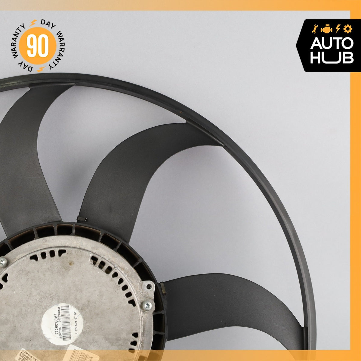 07-13 Mercedes W221 S550 CL550 S400 Engine Cooling Fan Motor 2215000793 OEM - photo 10