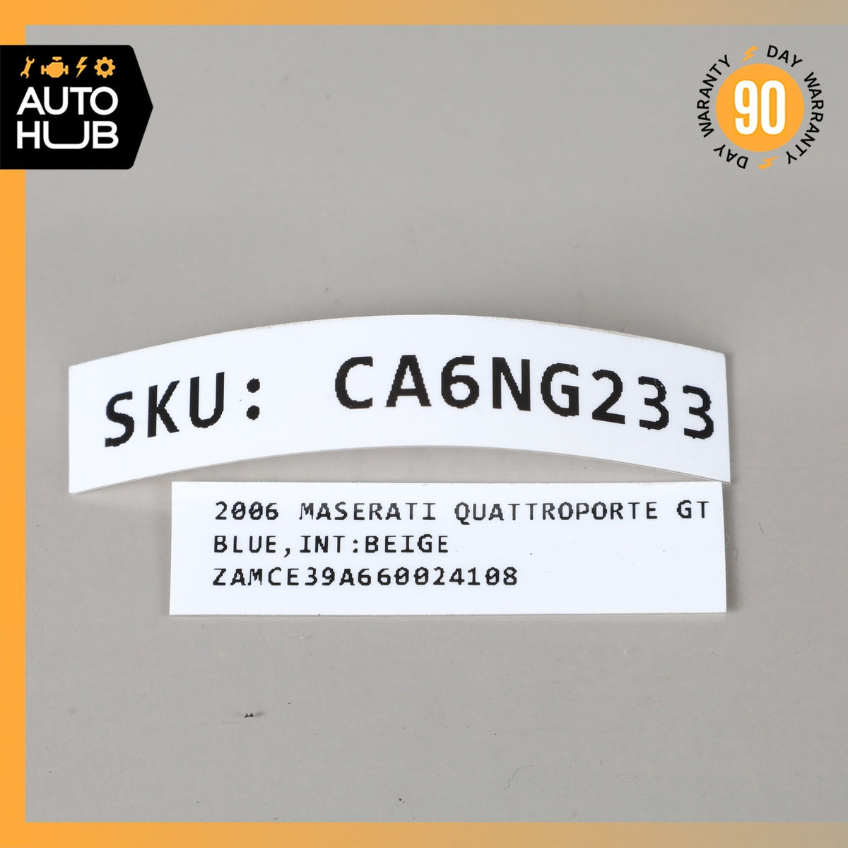 02-19 Maserati Quattroporte M139 4200 GranCabrio Air Injection Smog Pump OEM 84k - photo 12