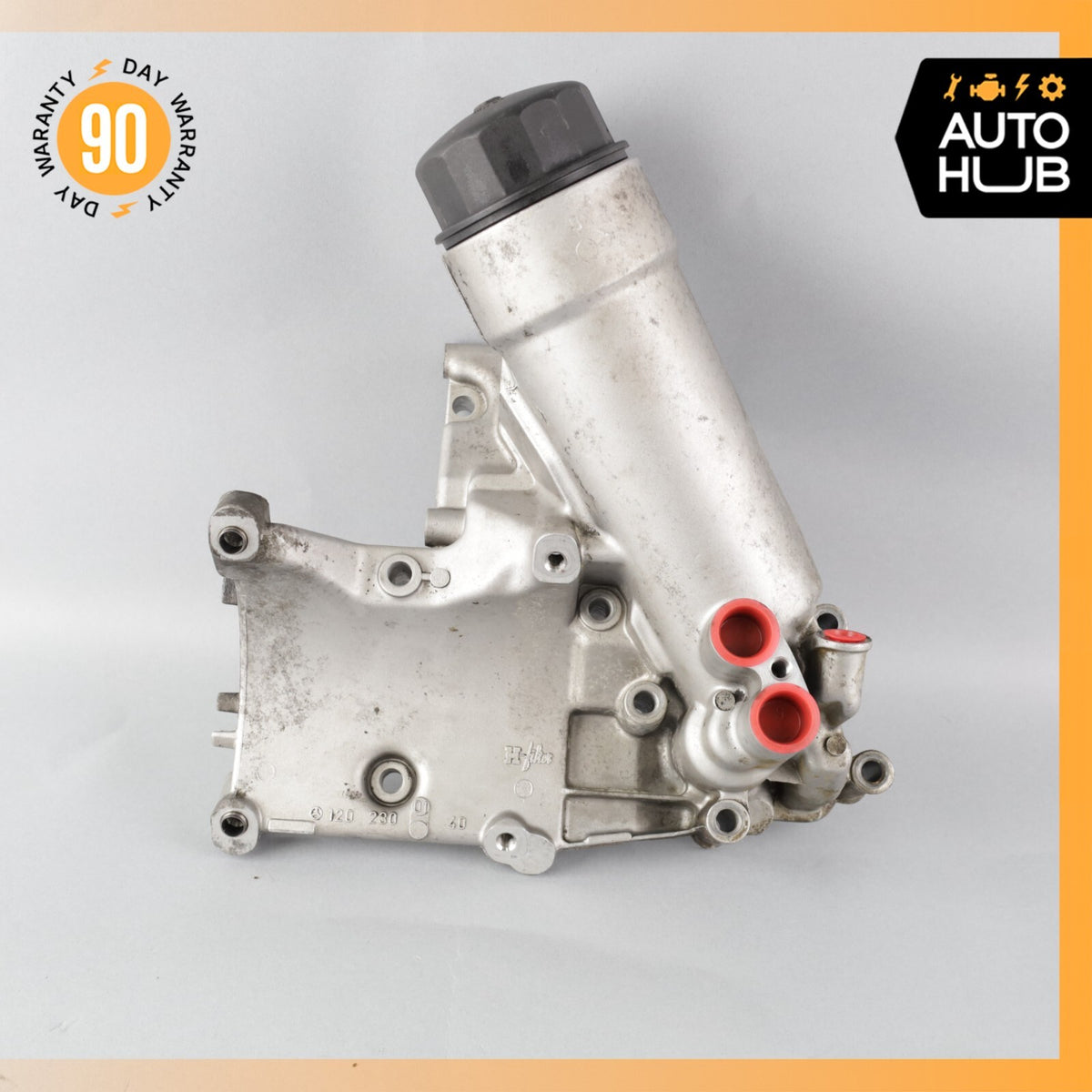 93-02 Mercedes R129 SL600 600SL M120 Engine Motor Oil Filter Housing OEM 92k - photo 3