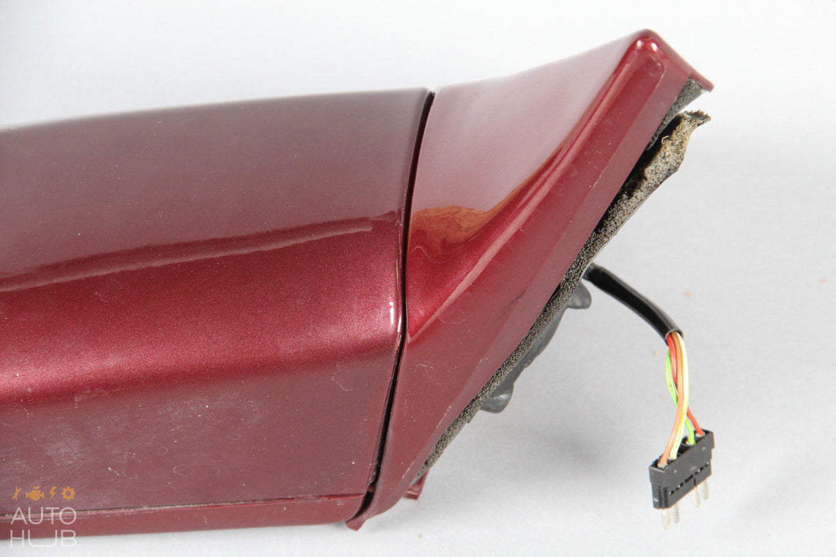 90-96 Mercedes R129 SL320 500SL 600SL Side View Door Mirror Right Passenger Red - photo 10