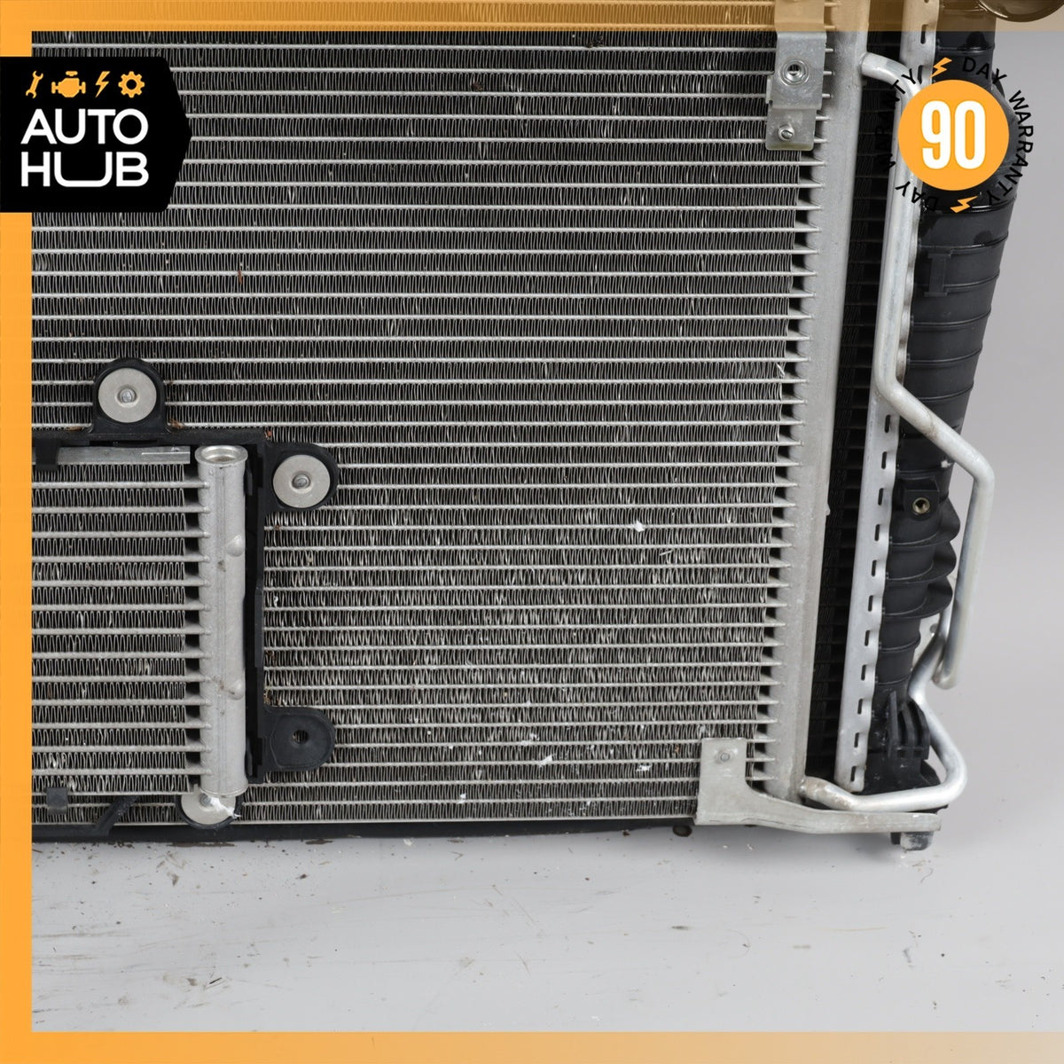 07-12 Mercedes R230 SL550 Engine Cooling Radiator A/C Condensor Oil Cooler OEM - photo 12