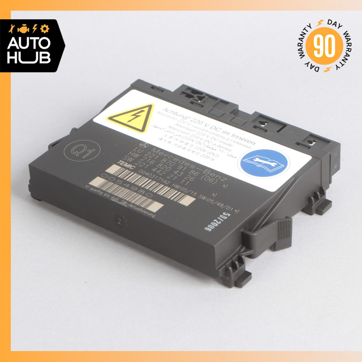 07-10 Mercedes W221 S65 S600 Front Left or Right Seat Contour Control Module OEM - photo 2