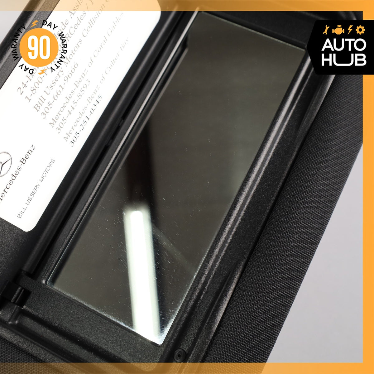 10-16 Mercedes W212 E350 E550 E400 Left Side Sun Visor Shade Sunvisor OEM - photo 12