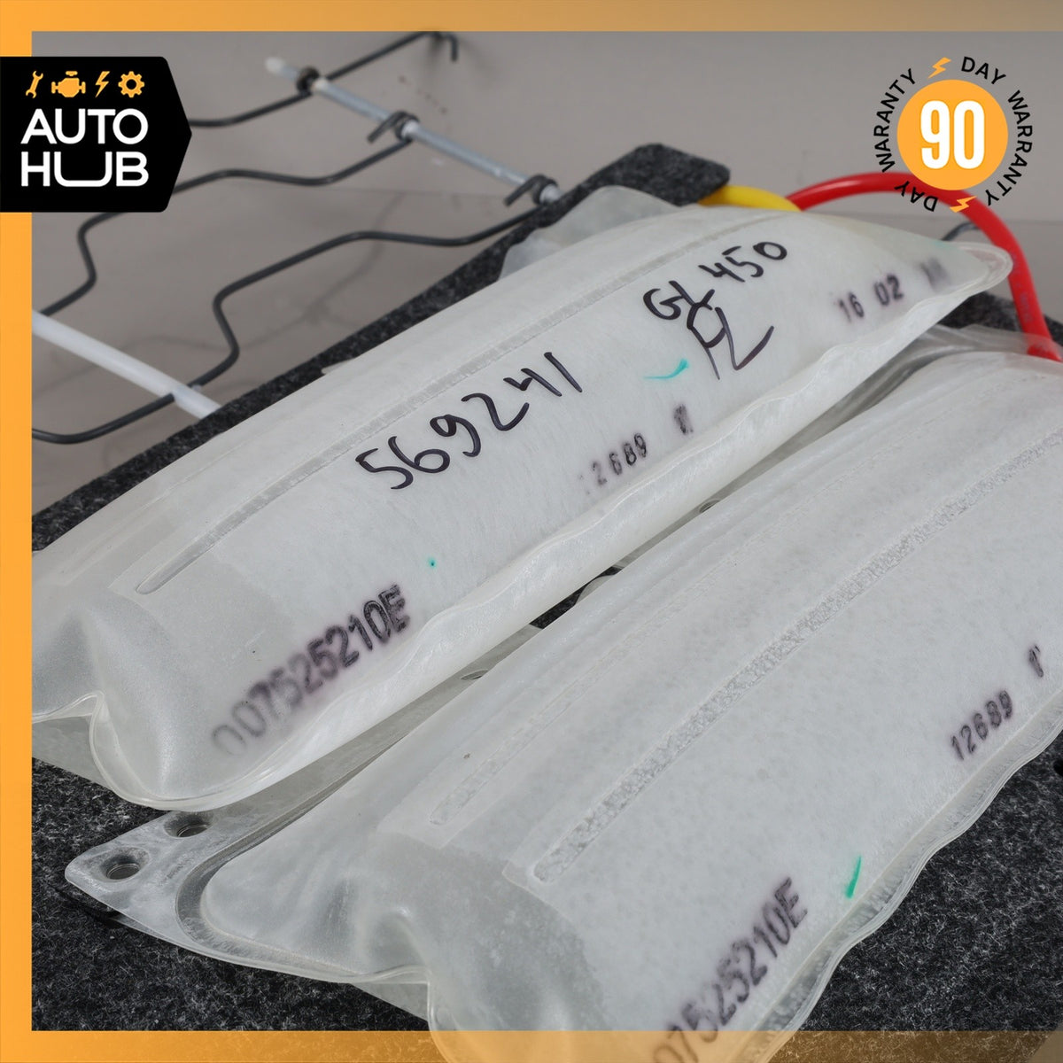 12-19 Mercedes X166 GL450 ML350 Front Upper Seat Cushion Bladder Bolster OEM - photo 4