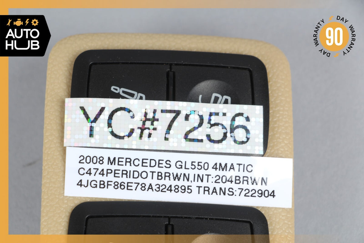06-12 Mercedes X164 GL550 GL450 3rd Row Seat Folding Power Switch Button Set OEM - photo 7