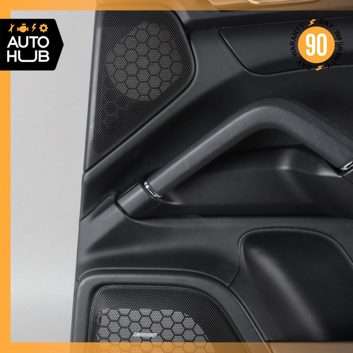 11-18 Porsche Cayenne 958 Rear Right Interior Door Panel Leather Black OEM 64k - photo 6