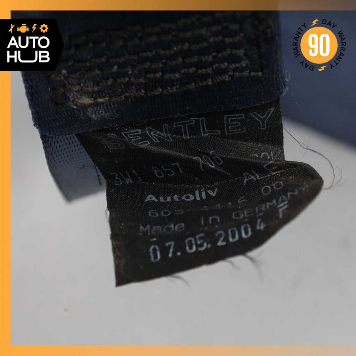 03-06 Bentley Continental GT Front Right Passenger Side Seat Belt OEM 36k - photo 18