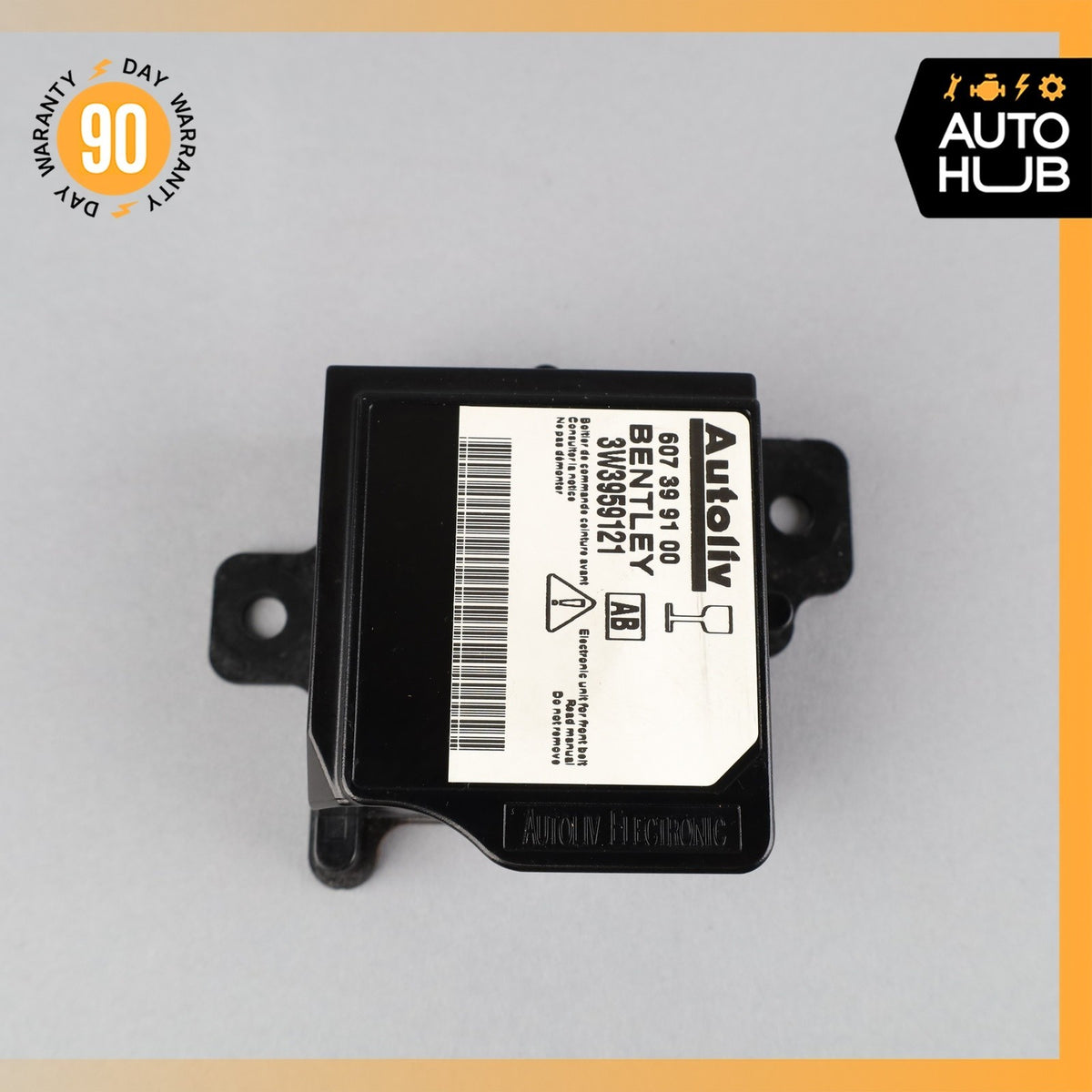 03-10 Bentley Continental GTC GT Safety Bag Sensor SRS Control Module OEM 43k - photo 7
