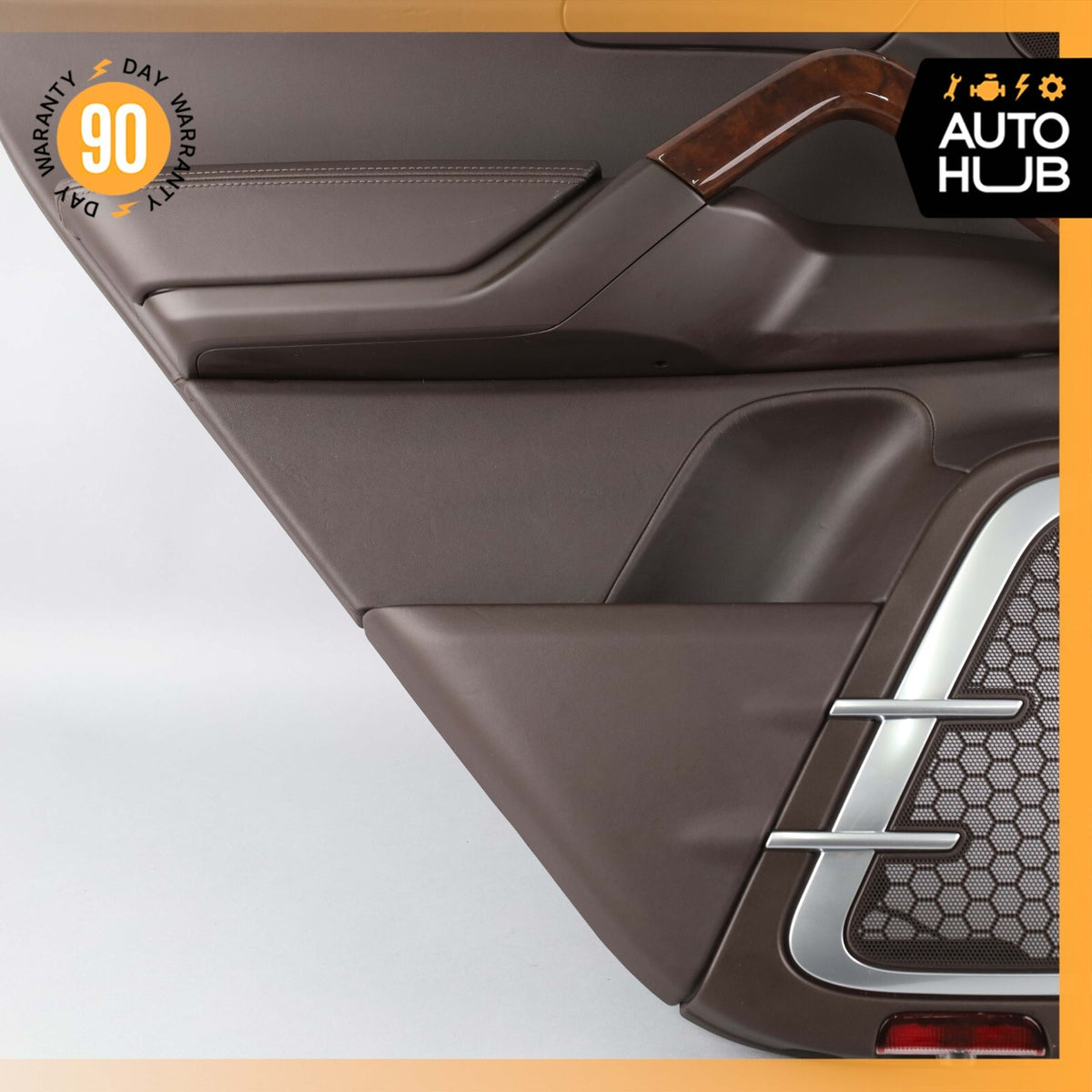 Porsche Cayenne 958 Hybrid S Rear Left Side Interior Door Panel Natur Leather - photo 5