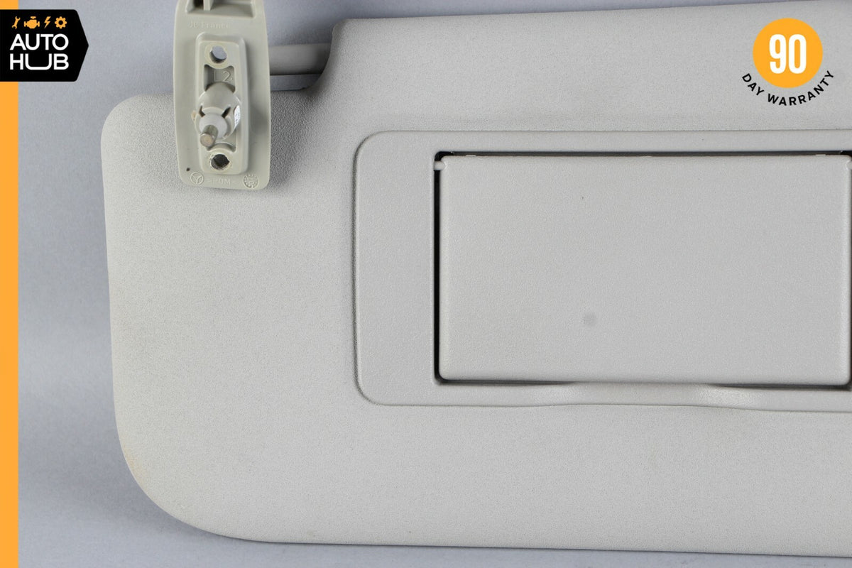 06-12 Mercedes W164 ML63 AMG ML550 Sun Visor Sunvisor Front Left Side Gray OEM - photo 2